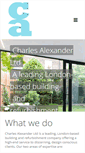 Mobile Screenshot of charles-alexander.co.uk